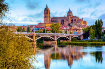 Salamanca Cathedral Before Sunrise jigsaw puzzle in Bridges puzzles on ...