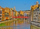 Colorful Girona, Catalonia, Spain