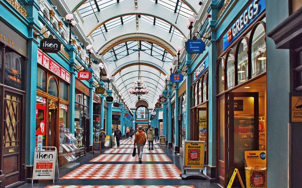 Great Western Arcade, Birmingham UK jigsaw puzzle in Puzzle of the Day puzzles on TheJigsawPuzzles.com