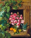 Still Life with Roses and Apricots