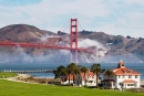 Coast Guard Station and Golden Gate Bridge