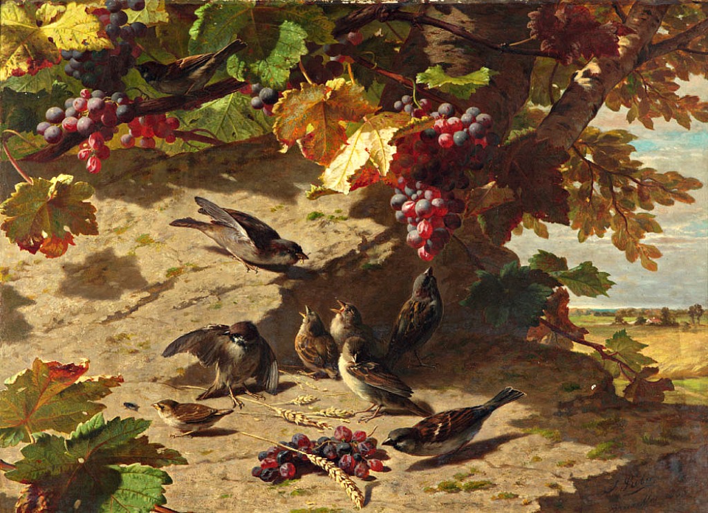 Sparrows jigsaw puzzle in Animaux puzzles on TheJigsawPuzzles.com