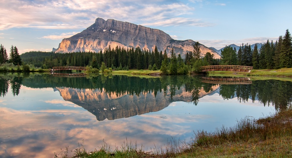 Rundle Mountain, Banff National Park jigsaw puzzle in Great Sightings puzzles on TheJigsawPuzzles.com