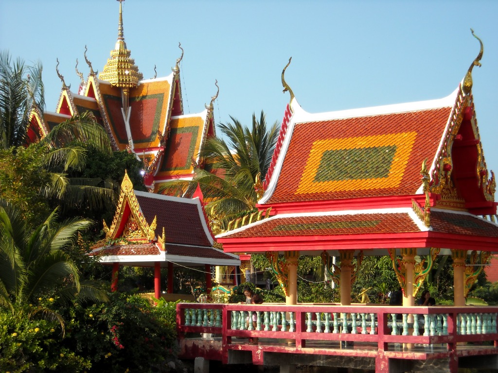 Wat Silangu Temple, Thailand jigsaw puzzle in Street View puzzles on TheJigsawPuzzles.com