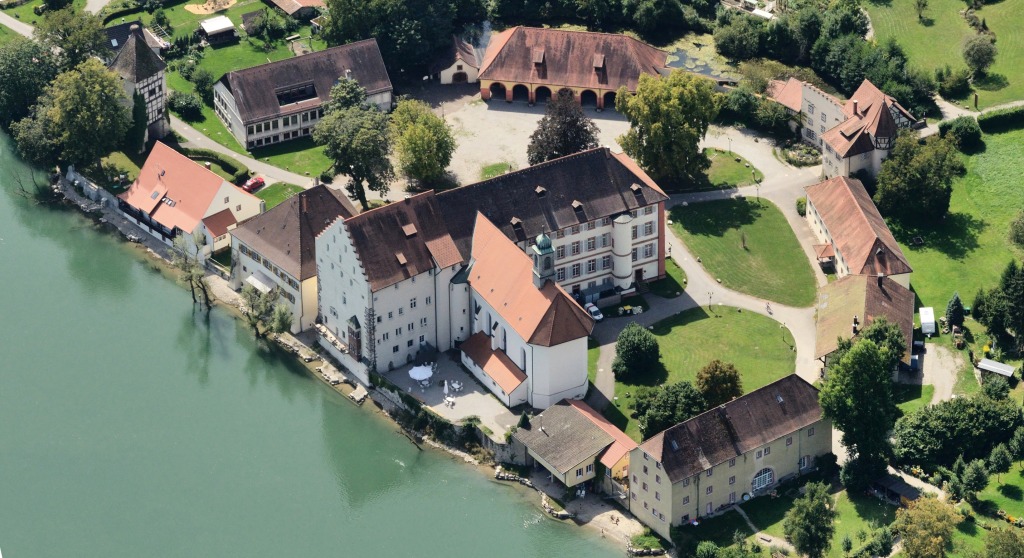 Aerial View of the Beuggen Castle, Germany jigsaw puzzle in Castles puzzles on TheJigsawPuzzles.com