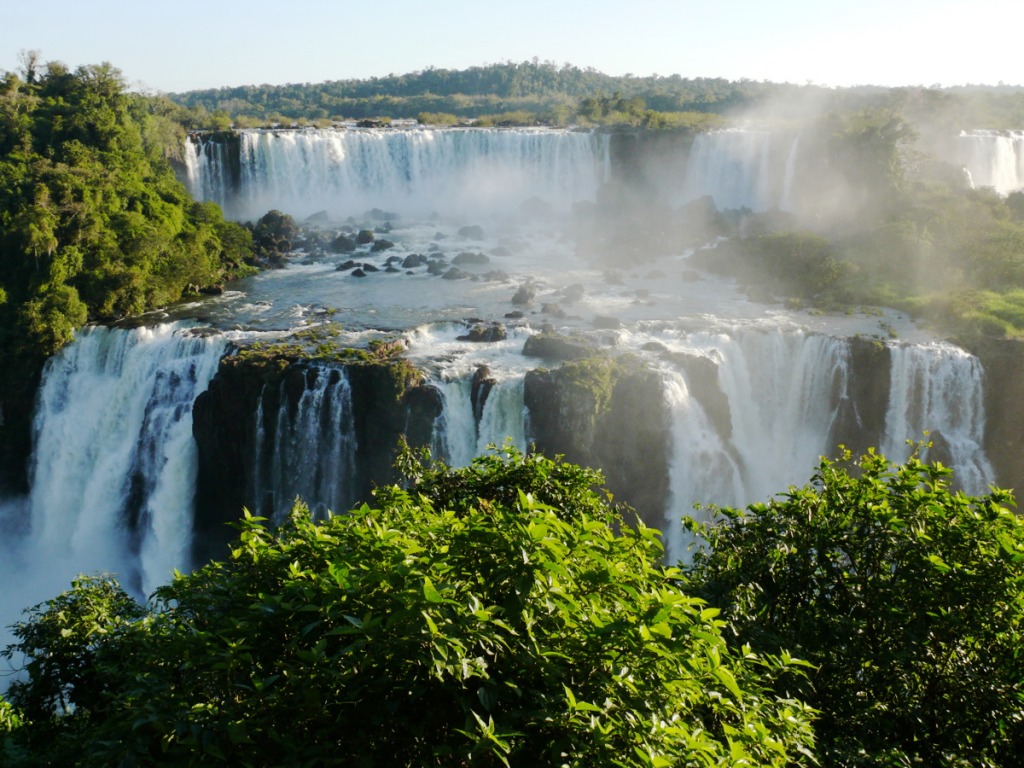 Les chutes d'Iguazu, Argentine jigsaw puzzle in Chutes d'eau puzzles on TheJigsawPuzzles.com