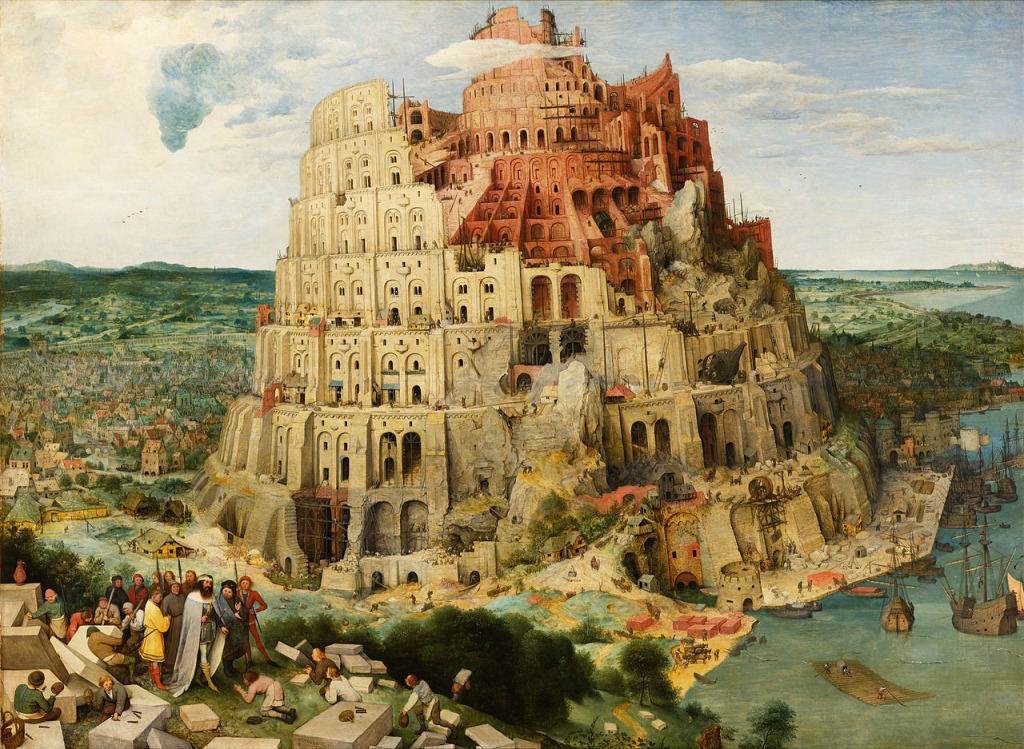Construction of the Tower of Babel jigsaw puzzle in Piece of Art puzzles on TheJigsawPuzzles.com