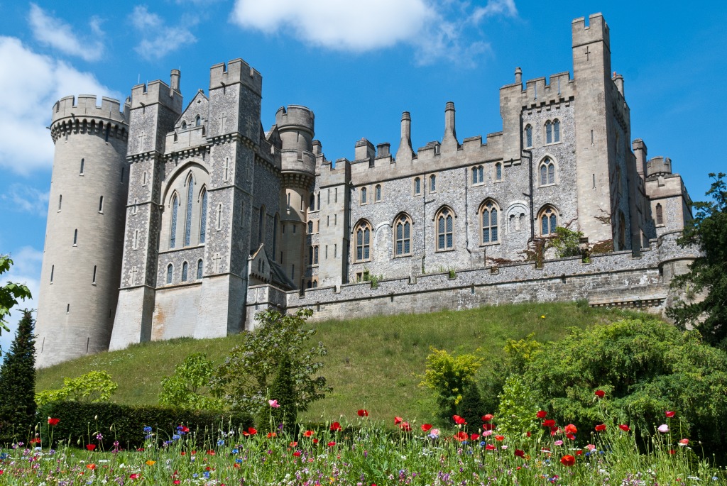 Arundel Castle, Sussex jigsaw puzzle in Castles puzzles on TheJigsawPuzzles.com