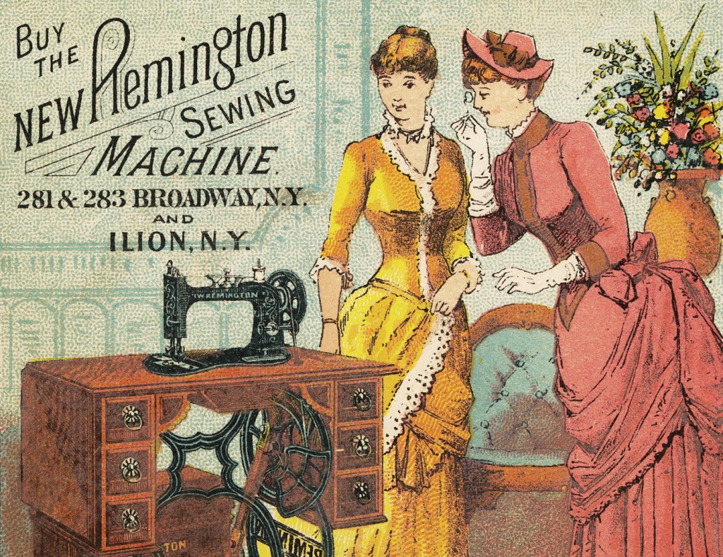 Buy the New Remington Sewing Machine jigsaw puzzle in Handmade puzzles on TheJigsawPuzzles.com