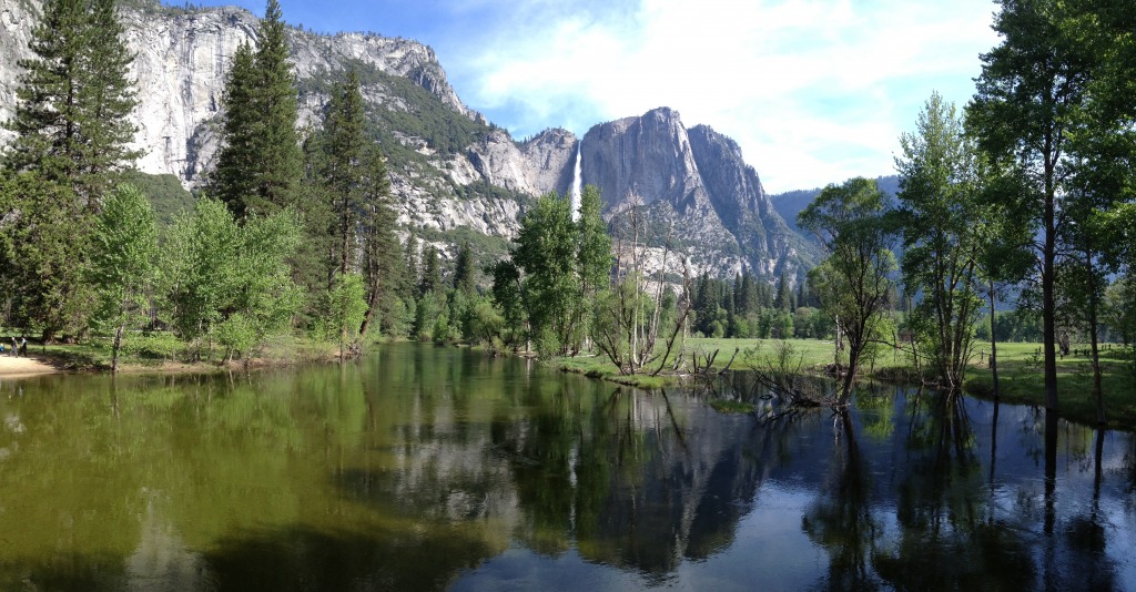 Fluss Merced, Yosemite-Nationalpark jigsaw puzzle in Wasserfälle puzzles on TheJigsawPuzzles.com