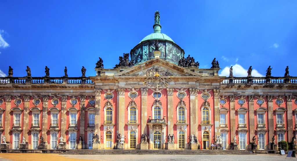 Novo Palácio de Potsdam jigsaw puzzle in Castelos puzzles on TheJigsawPuzzles.com