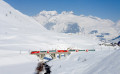 Glacier Express near Hospental, Switzerland