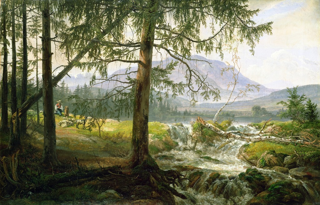 Northern Landscape jigsaw puzzle in Waterfalls puzzles on TheJigsawPuzzles.com