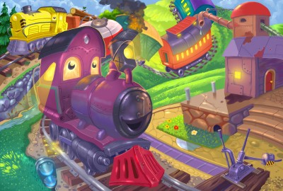 Happy Loco jigsaw puzzle in Kids Puzzles puzzles on TheJigsawPuzzles.com