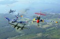A-10, F-86, P-38 & P-51 Heritage Formation