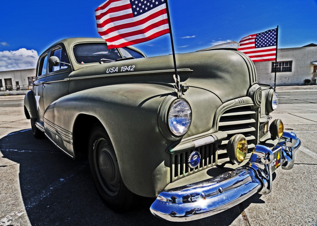 Военный автомобиль Второй Мировой Войны jigsaw puzzle in Автомобили и Мотоциклы puzzles on TheJigsawPuzzles.com