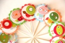 Funny Birds - Cupcake Toppers