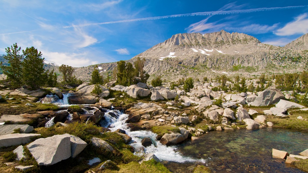 Pico Donahue, Ansel Adams Wilderness jigsaw puzzle in Cachoeiras puzzles on TheJigsawPuzzles.com
