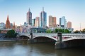 Melbourne Skyline and Princes Bridge