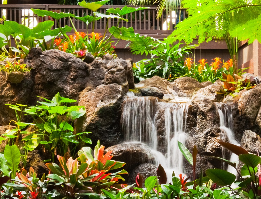 Tropical Oasis jigsaw puzzle in Waterfalls puzzles on TheJigsawPuzzles.com