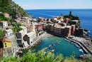 Vernazza Town in Liguria, Italy