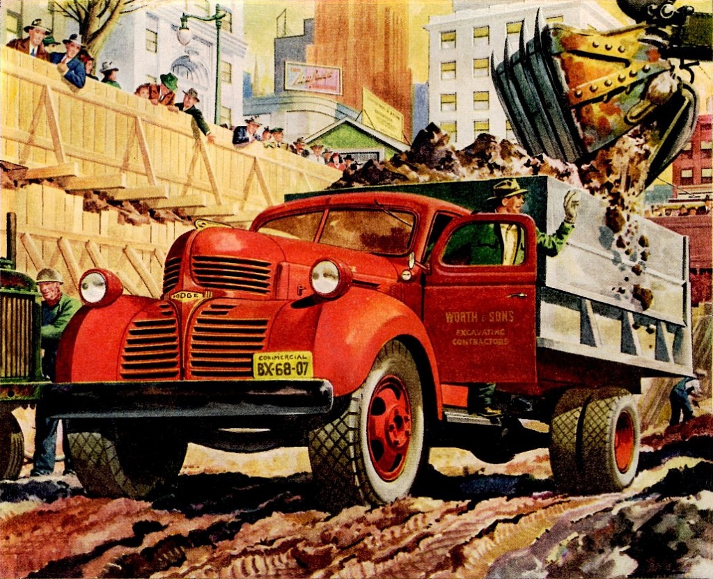 Caminhão Dodge Basculante de 1946 jigsaw puzzle in Carros & Motos puzzles on TheJigsawPuzzles.com