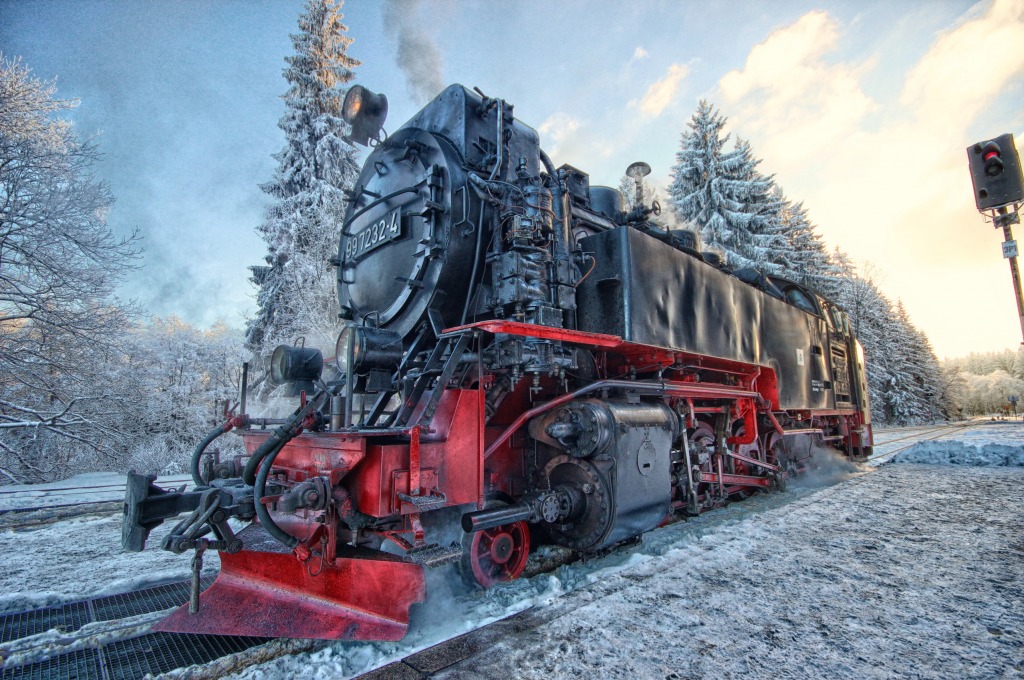 Brocken Railway, Germany jigsaw puzzle in Puzzle of the Day puzzles on TheJigsawPuzzles.com