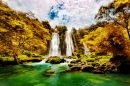 Cikaso Waterfalls, West Java, Indonesia
