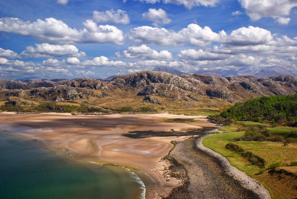 Gruinard Bay, Wester Ross, Scottish Highlands jigsaw puzzle in Great Sightings puzzles on TheJigsawPuzzles.com