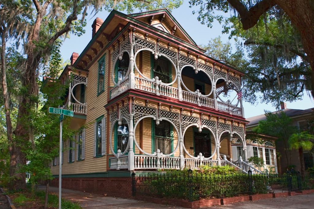 Gingerbread House in Savannah GA jigsaw puzzle in Street View puzzles on TheJigsawPuzzles.com