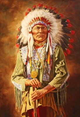 A Native American Chief jigsaw puzzle in People puzzles on ...