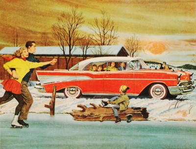 1957 Chevrolet Bel Air Sport Sedan jigsaw puzzle in Cars & Bikes ...