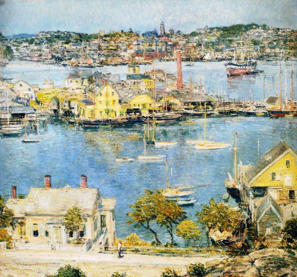 Gloucester Harbor jigsaw puzzle in Piece of Art puzzles on TheJigsawPuzzles.com
