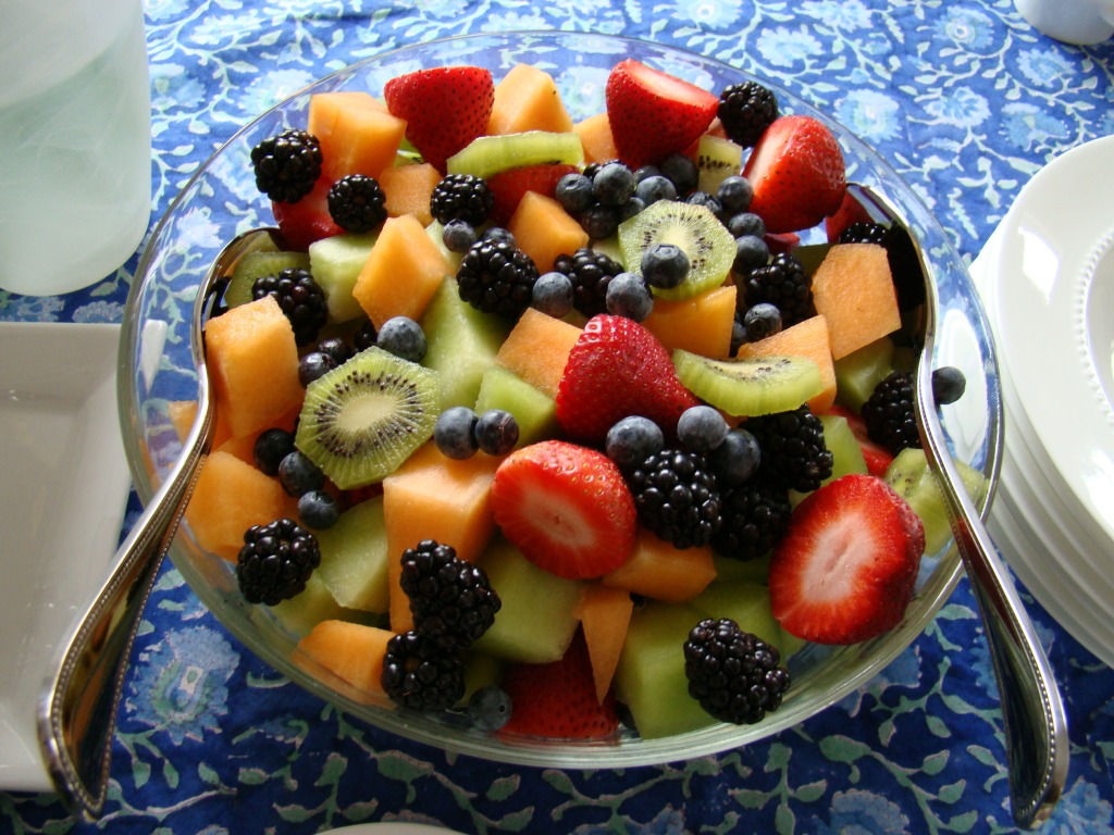 Salada de Frutas e Bagas jigsaw puzzle in Alimentação puzzles on TheJigsawPuzzles.com