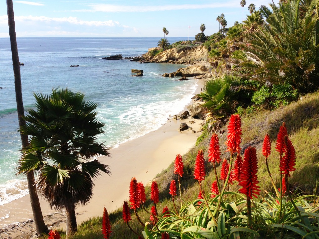 Laguna Beach CA jigsaw puzzle in Great Sightings puzzles on TheJigsawPuzzles.com