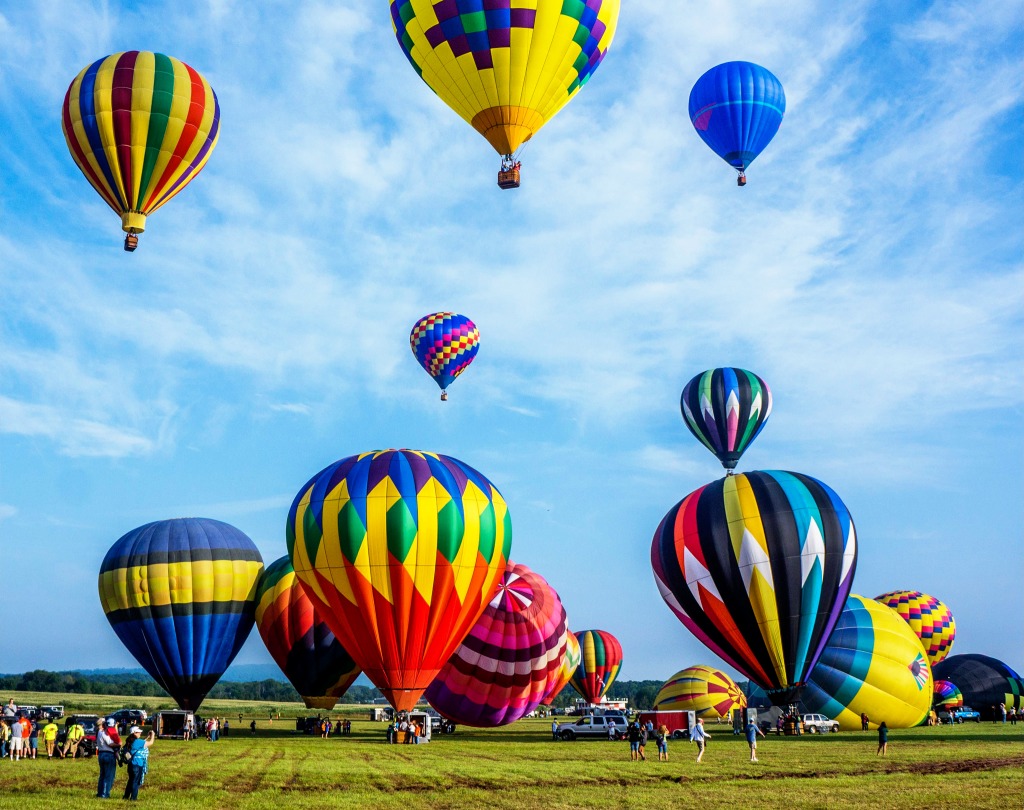 NJ Hot Air Balloon Festival jigsaw puzzle in Puzzle of the Day puzzles on TheJigsawPuzzles.com