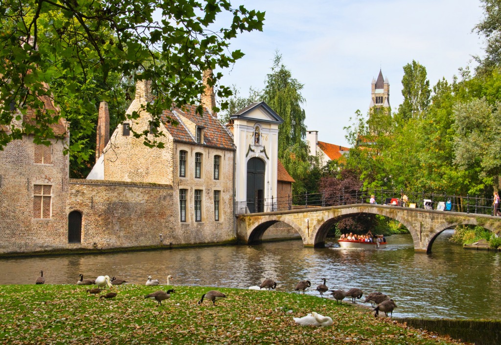Brugges, Belgium jigsaw puzzle in Puzzle of the Day puzzles on TheJigsawPuzzles.com