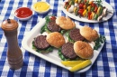 Burgers and Grilled Veggies