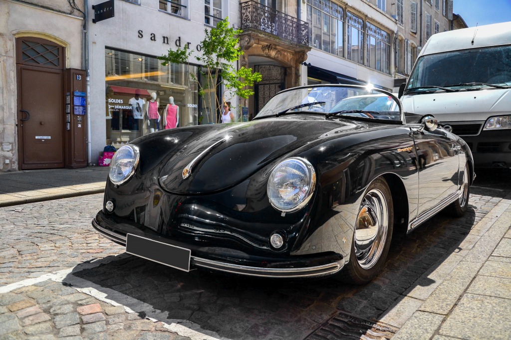 Porsche 356 Speedster jigsaw puzzle in Cars & Bikes puzzles on TheJigsawPuzzles.com