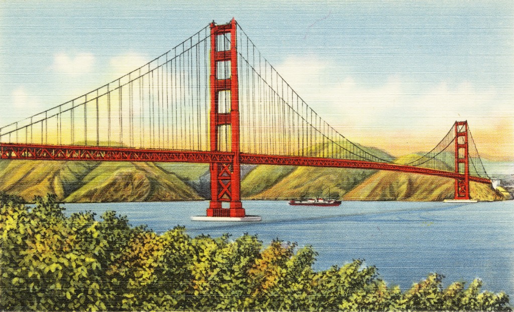 Ponte Golden Gate jigsaw puzzle in Pontes puzzles on TheJigsawPuzzles.com