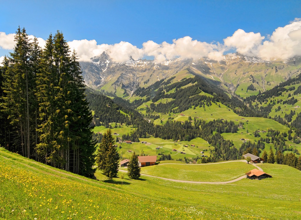 Achseten, Canton of Bern, Switzerland jigsaw puzzle in Puzzle of the Day puzzles on TheJigsawPuzzles.com