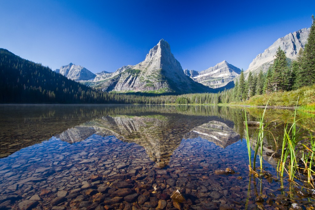 Glenns Lake, Glacier National Park jigsaw puzzle in Great Sightings puzzles on TheJigsawPuzzles.com