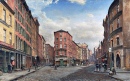 A View of Gold Street, New York