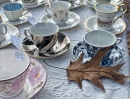 Oak Leaf and Tea Cups