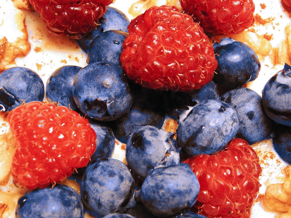 Berries and Oatmeal jigsaw puzzle in Macro puzzles on TheJigsawPuzzles.com