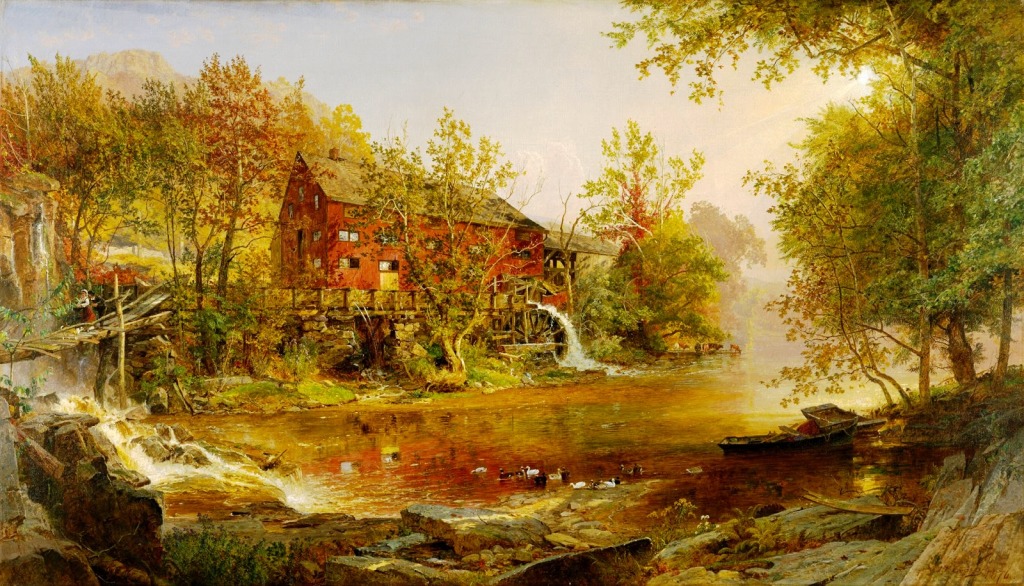 The Old Mill jigsaw puzzle in Waterfalls puzzles on TheJigsawPuzzles.com