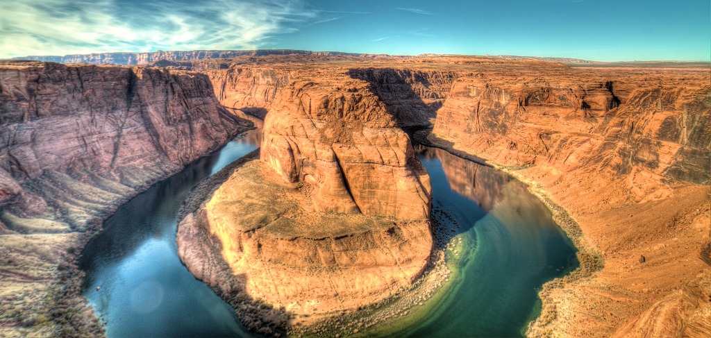 Horseshoe Bend jigsaw puzzle in Puzzle of the Day puzzles on TheJigsawPuzzles.com