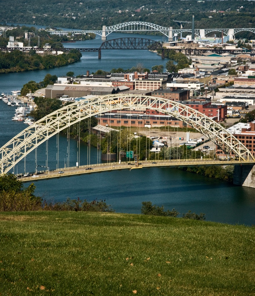 Pont du West End, Pittsburgh jigsaw puzzle in Ponts puzzles on TheJigsawPuzzles.com