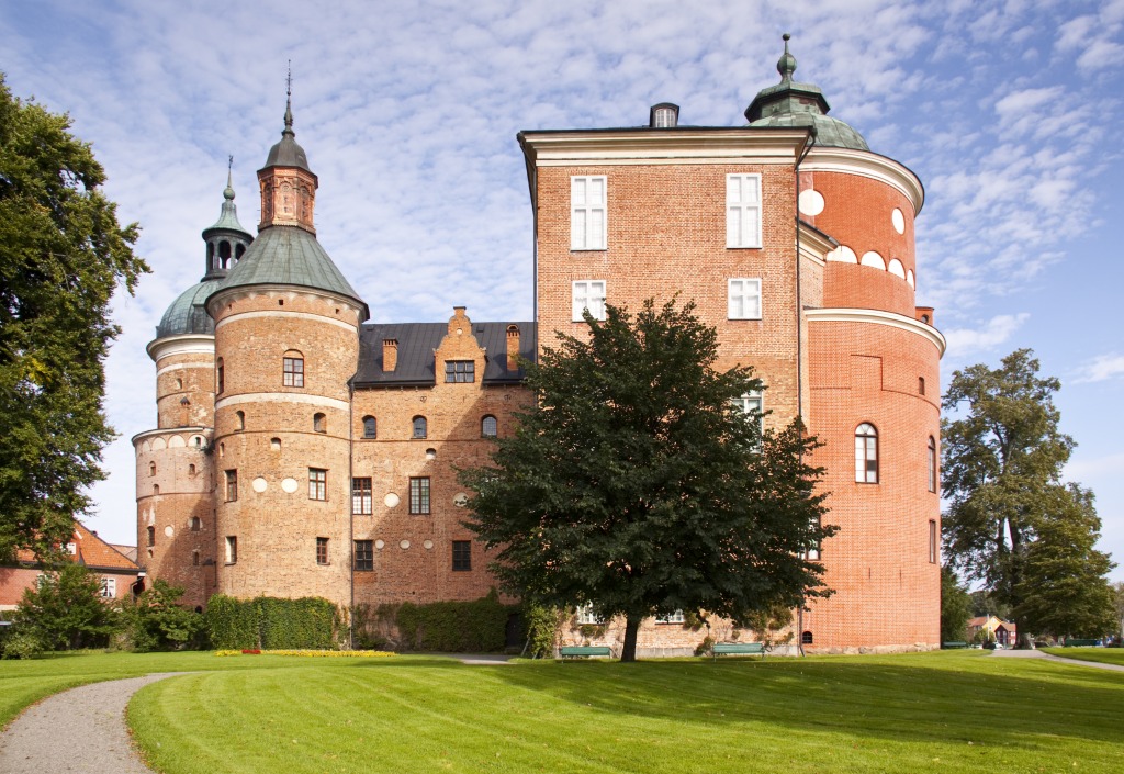 Gripsholm Castle jigsaw puzzle in Castles puzzles on TheJigsawPuzzles.com