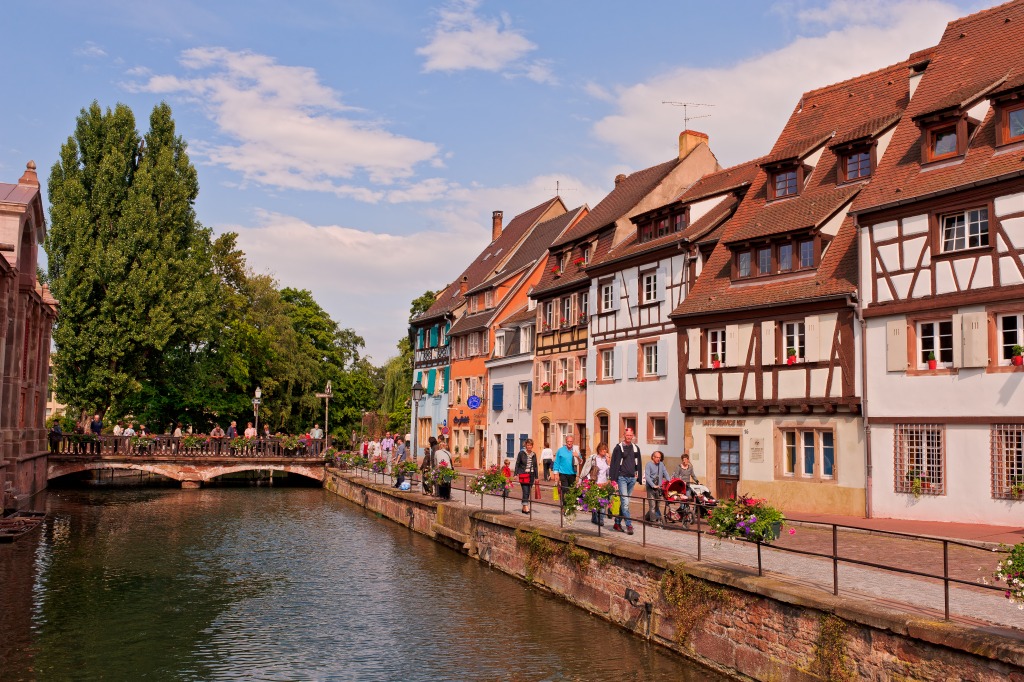 Nice-View-of-Colmar-France jigsaw puzzle in Bridges puzzles on TheJigsawPuzzles.com